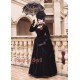 Surface Spell Gothic Dusk Mansion Velveteen Bustle Skirt(Full Payment Without Shipping)